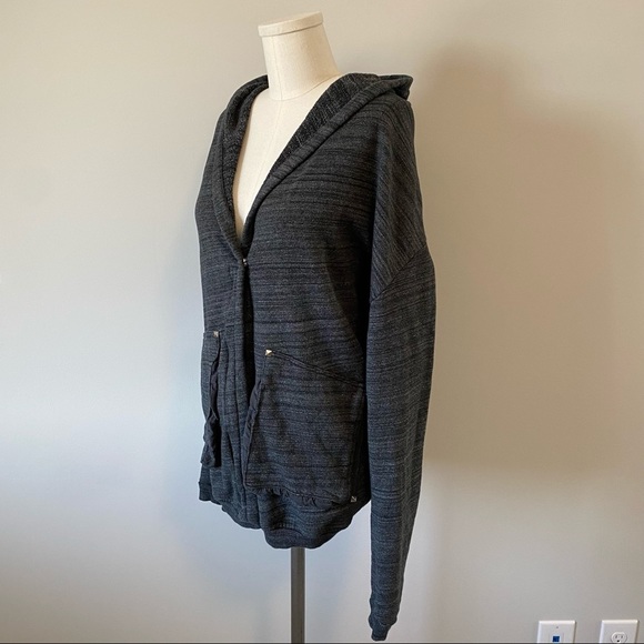 💥HOST PICK💥Aritzia Wilfred Free Rousseau Zip Up Sweater/Jacket Grey - Picture 10 of 16